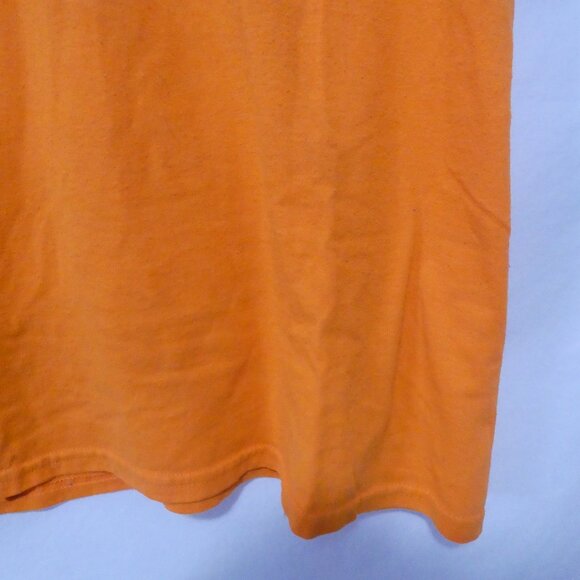 GILDAN | youth xl - extra large | Vibrant Solid Orange Tee / T-Shirt - Picture 7 of 12